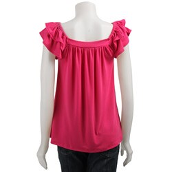 Necessary Objects Junior's Flutter-sleeve Shirt