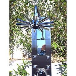 Koen Star Stainless Steel 20-jet Massage Shower Panel