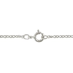 10k White Gold Amethyst and Diamond Pendant
