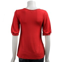 FINAL SALE BCBGeneration Women's Lace Trim Top