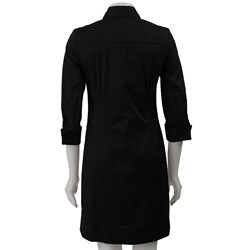 Citrine Women's Black Shirtdress