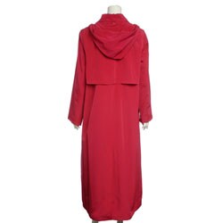 Regent Women's Packable Faux Silk Long Travel Coat