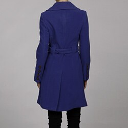 Marvin Richards Women's Belted Wool Cashmere Trench Coat