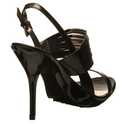 Carlos Santana Women's 'Medallion' Black High-heel Sandals