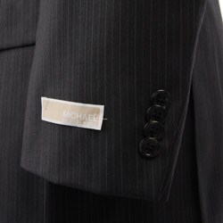 Michael Kors Men's Medium Grey Stripe Wool 3-button Suit