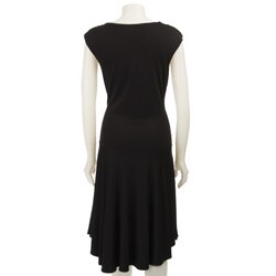 Necessary Objects Junior's Plus Size Shirred Waist Dress