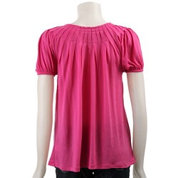 MICHAEL Michael Kors Women's Short-sleeve Pleated Tee