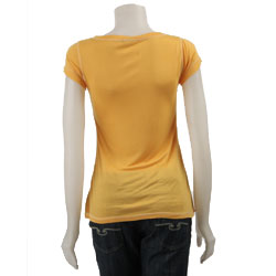 Voile Women's Scoop-neck Short-sleeve Shirt