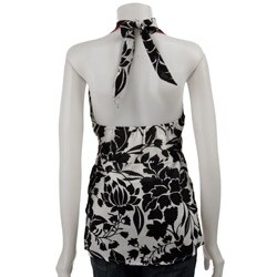 FINAL SALE Voile Women's Floral-print Halter Top