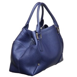 Bill Blass 'Abraham' Soft Italian Pebble Leather Tote Bag