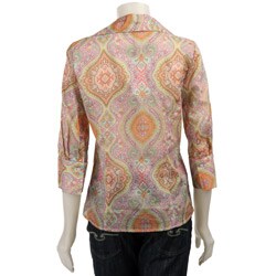FINAL SALE Joseph A. Women's Paisley Print Top