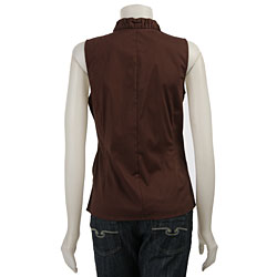 FINAL SALE Joseph A. Women's Ruched Sleeveless Top