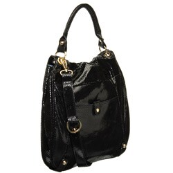Hype 'Jordan' Snake Embossed Leather Handbag