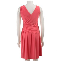 Essentials by A.B.S Women's Coral Sleeveless Monika Dress