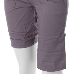 Ci Sono by Adi Junior's Low-rise Belted Bermuda Shorts
