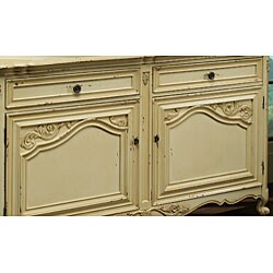 Hand-painted Buttercream Accent Chest