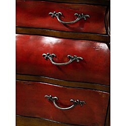 Hand-painted Cherry/ Chestnut Bombay Accent Chest