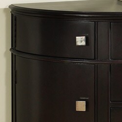 Hand-painted Espresso Accent Chest