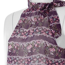 Happie by Adi Junior's Chiffon Tie Neck Blouse