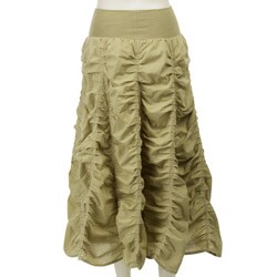 Baba Women's Solid Parachute Skirt 