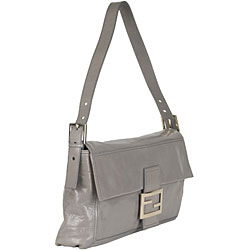 Fendi Grey Medium Convertible Bag