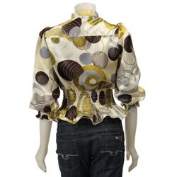 Simply Irresistible Women's Satin Shirred Top