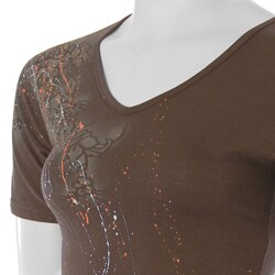 Everyday Brand Junior's Floral V-neck Top