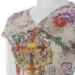 Everyday Brand Junior's Embellished V-neck Top