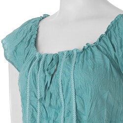 Belle du Jour Junior's Knit Peasant Top