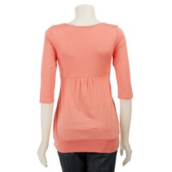 FINAL SALE Tammy Mars Women's 3/4-sleeve Waterfall Top