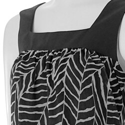 Adi Designs Plus Size Tie-back Sleeveless Dress