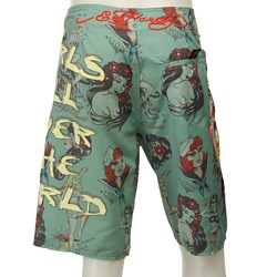 Ed Hardy Men's 'Girls All Over The World' Boardshorts
