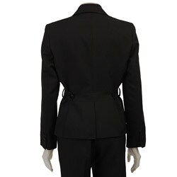 Larry Levine Women's Broadway Stripe Pant Suit