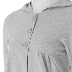 Soho Collection Junior's Terry Babydoll Jacket