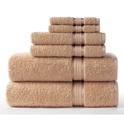 Celebration II Solid 6-piece Towel Set