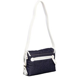 FINAL SALE Stone Mountain 'Brooke' Denim Flap Saddle Bag