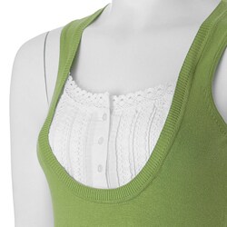 Ci Sono by Adi Junior's Layered Sleeveless Sweater