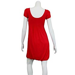 Velvet Torch Junior's Bubble Hem Babydoll Dress
