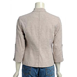 Sharagano Women's Linen Casual Jacket