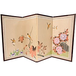 Silk 'Birds on the Tree' Painting (China)