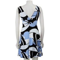 Nicewear Women's Stretch Knit V-neck Dress