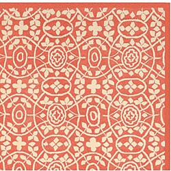 Martha Stewart Bloomery Dogwood Cotton Rug (8'6 x 11'6)