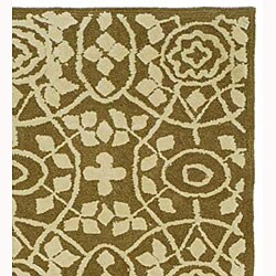 Martha Stewart Bloomery Garden Row Cotton Rug (7'9 x 9'9)