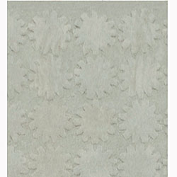 Martha Stewart Astronomy Mercury Grey Cotton Rug (7'9 x 9'9)