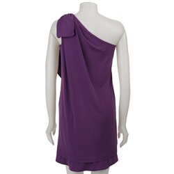 Vera Wang Lavender Label Women's One-shoulder Dress