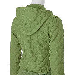Adriana Junior's Quilted Jacket with Hood