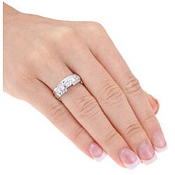 14k White Gold 3/4ct TDW Diamond Bridal Ring Set (H-I, I1)