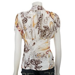 Essentials by A.B.S Women's Short-sleeve 'Lisa' Top