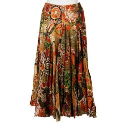 Grace Elements Women's Retro Printed Maxi Skirt