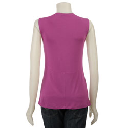 Ellavie Women's Sleeveless V-neck Top